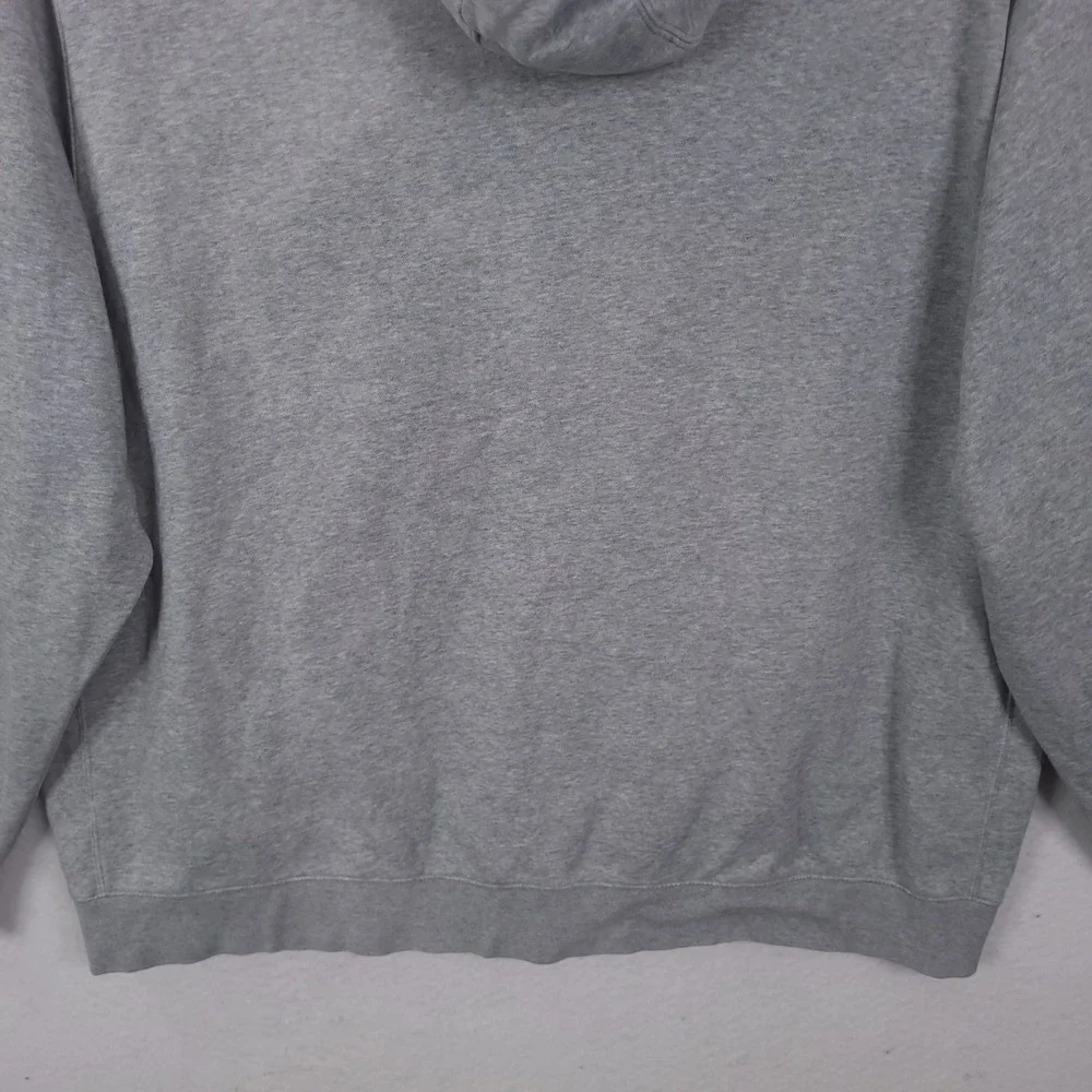 Nike Full Zip Hoodie Mens 3XL Tall Grey BV2645-063 Club Fleece Sweatshirt